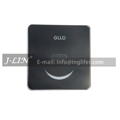 GLLO GL-S0803 Automatic Urinal Flusher (AC,Black Glass Smiling Face Panel)