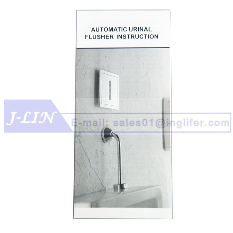 ING 9250B Automatic Urinal Flusher with Button - Oval Shape Sensor & SUS304 Embedded Box - Intelligent Sanitary Ware